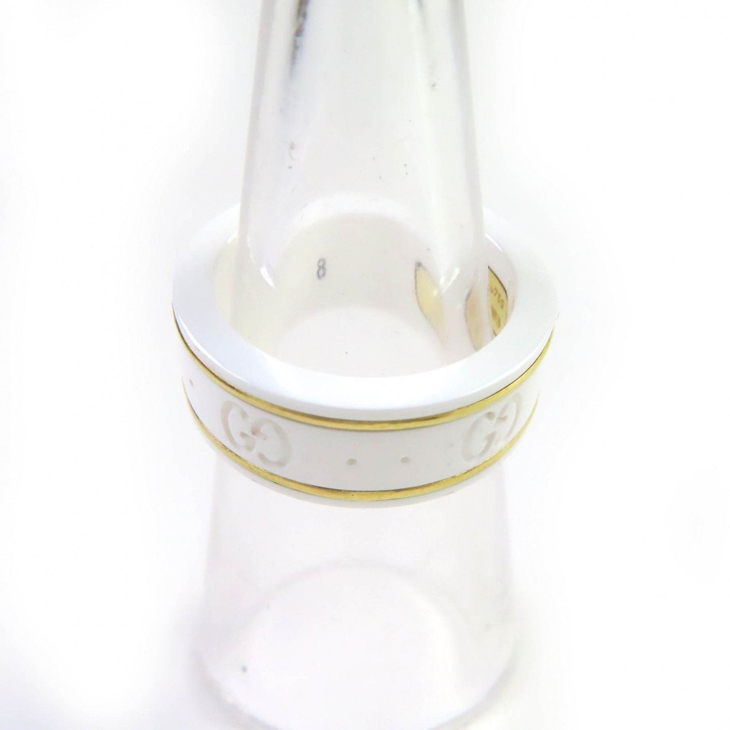 Gucci White Ceramic Band Ring ( )