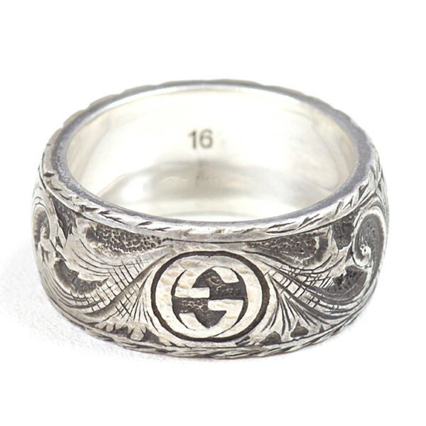 Gucci Silver Sterling Silver 925 Band Ring ( )