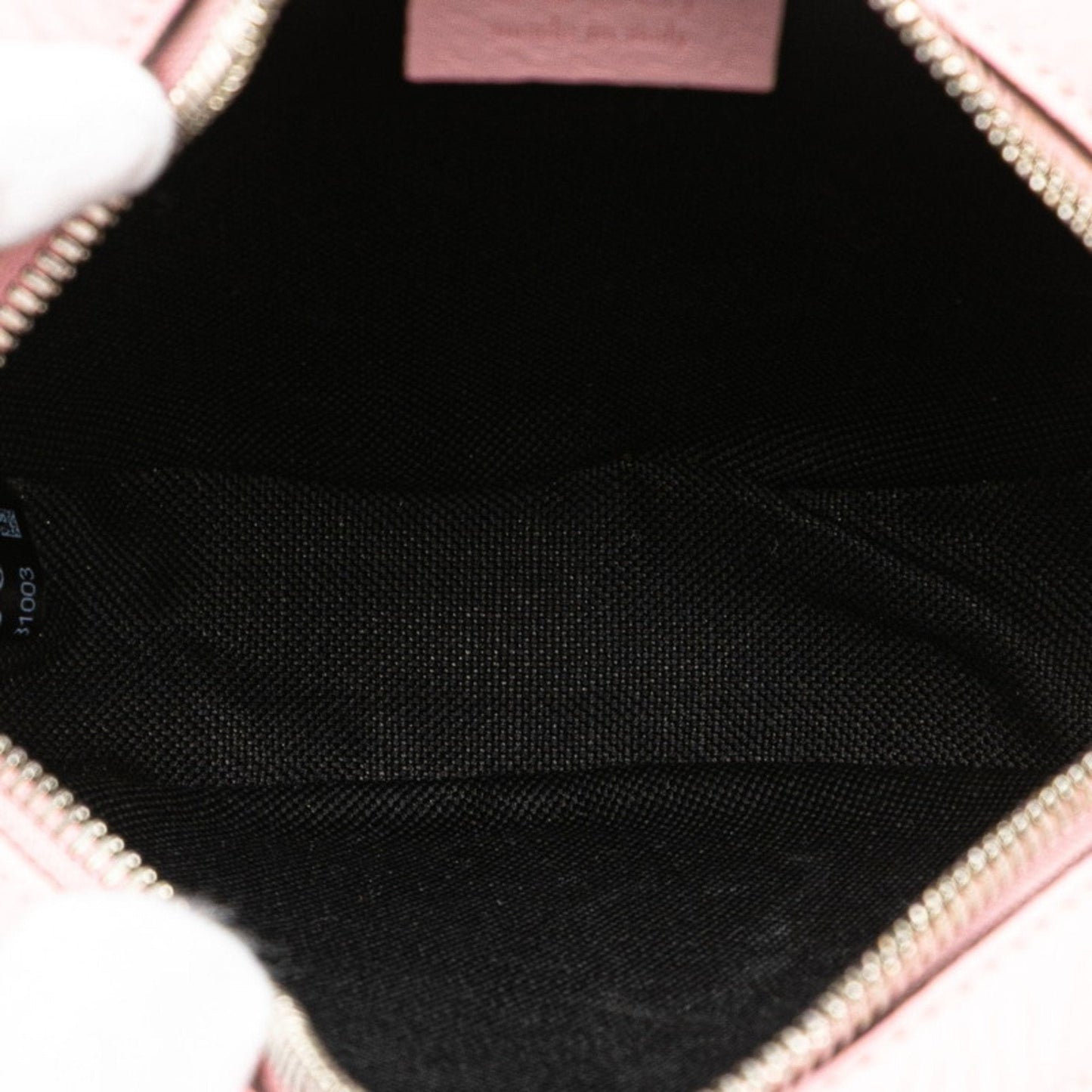 Gucci Black Multi-Color Pink Pvc Leather Shoulder Bag ( )