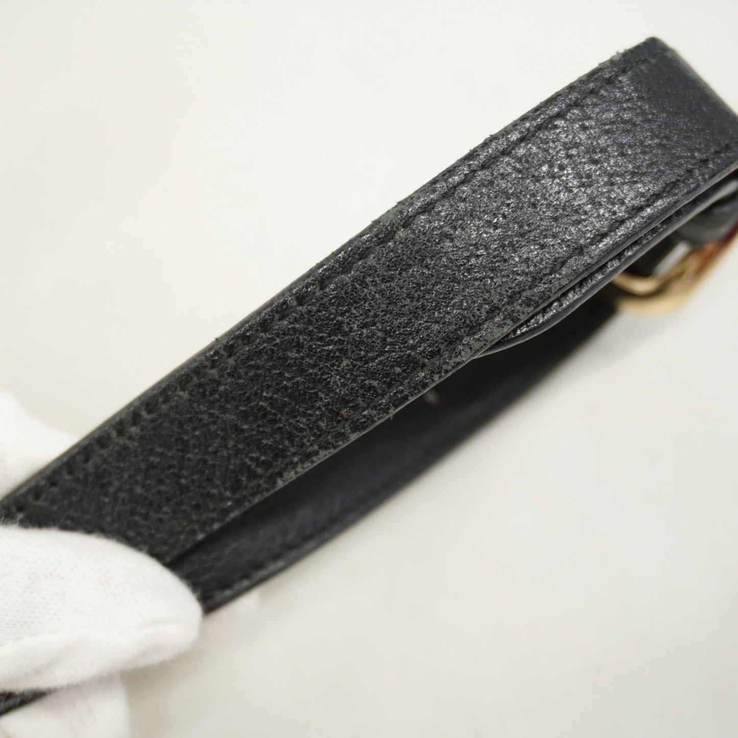 Gucci Black Canvas Shoulder Bag ( )