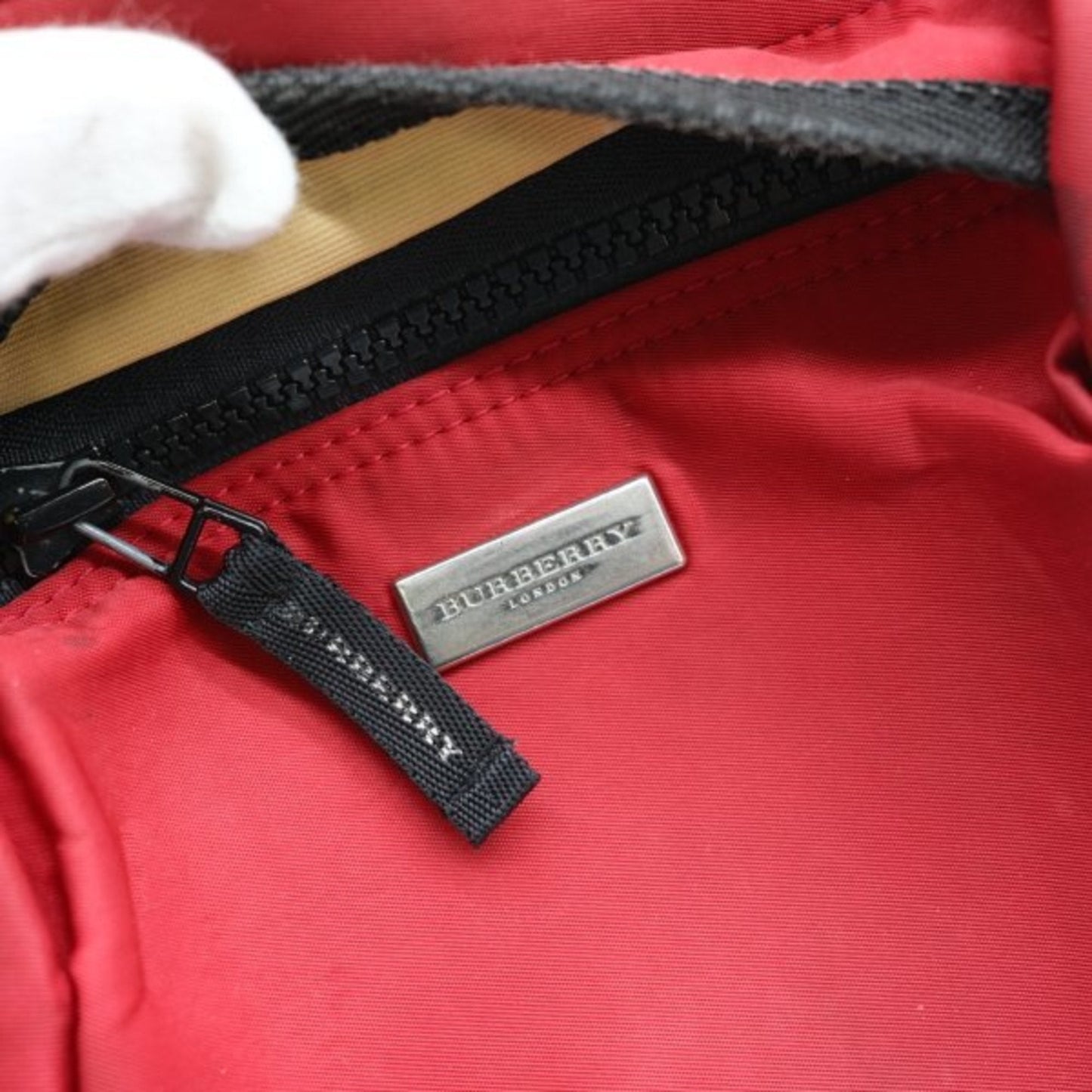 Burberry Red Color Nylon Shoulder Bag Sling Bag ( )