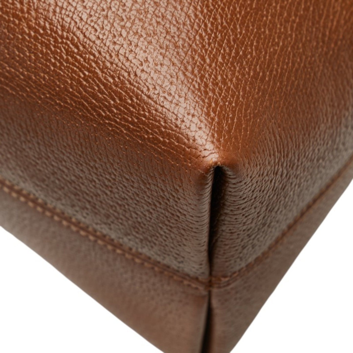 Gucci Gg Canvas Beige Brown Gg Canvas Leather Handbag Tote Bag ( )