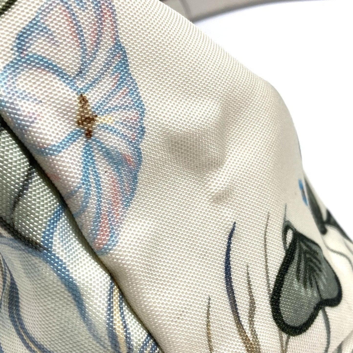 Gucci Ivory Multi-Color Leather Pvc Shoulder Bag Tote Bag ( )