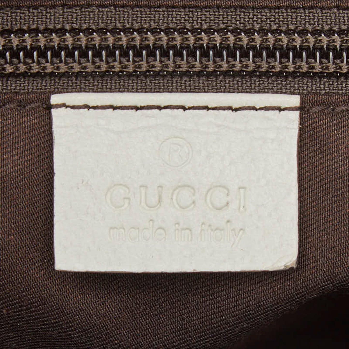 Gucci Gg Canvas Beige White Canvas Leather Shoulder Bag ( )