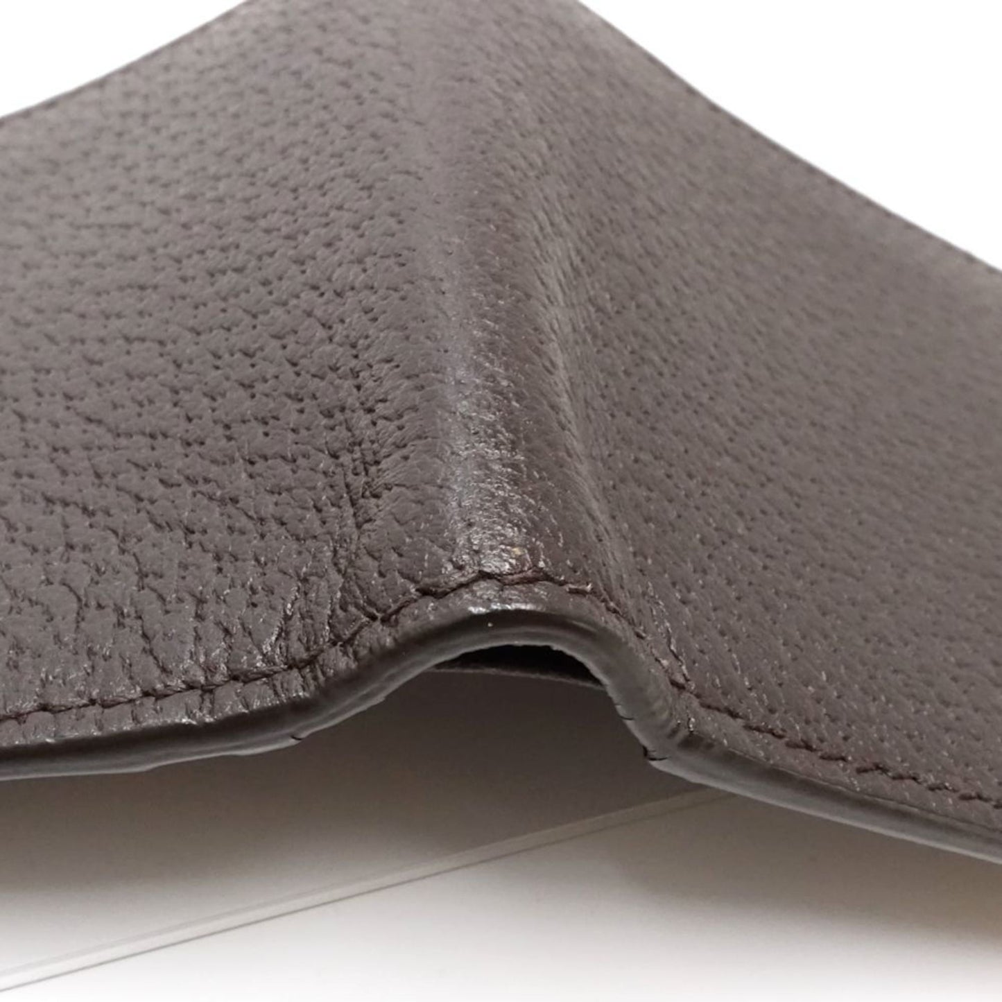 Gucci Dark Brown Leather Wallet (Bi-Fold) ( )