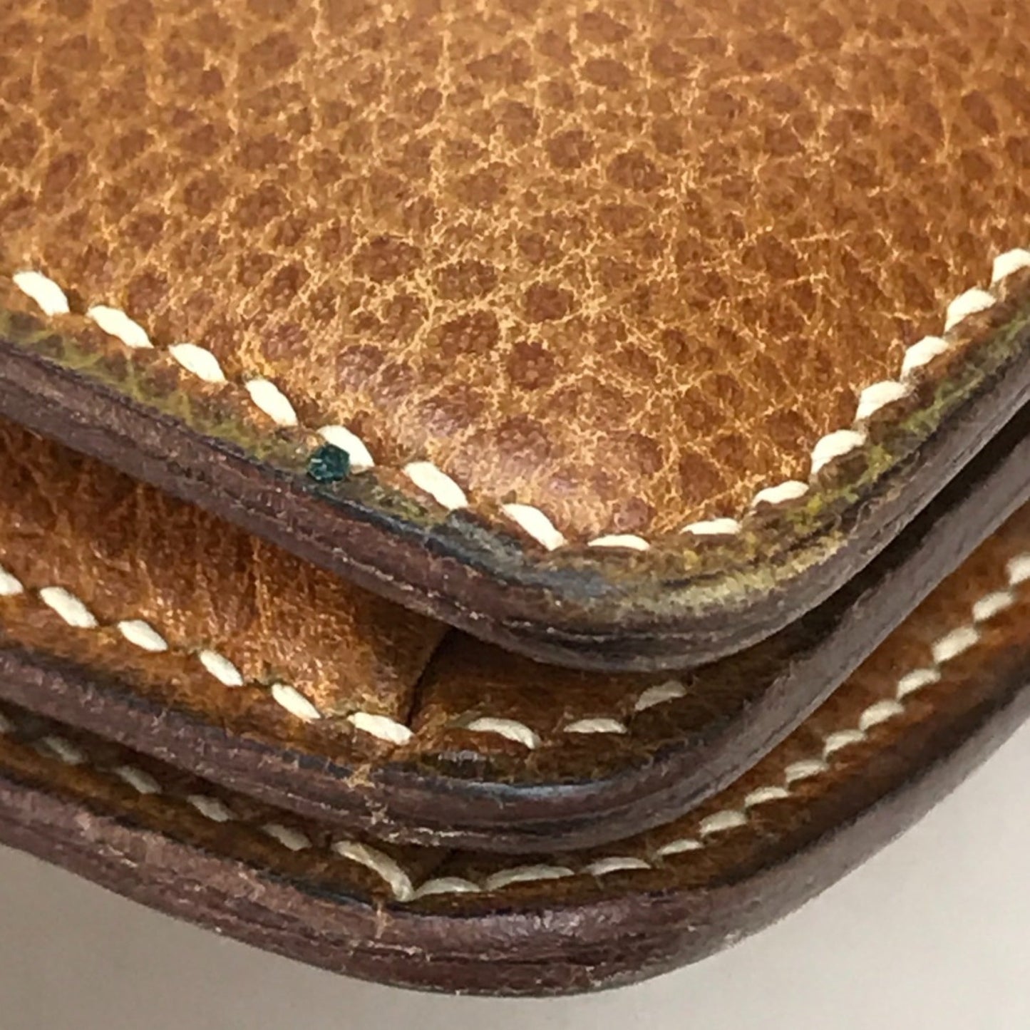 Hermes Brown Leather Handbag ( )