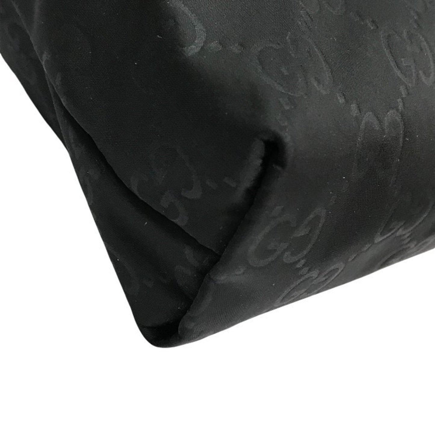 Gucci Black Nylon Leather Shoulder Bag ( )