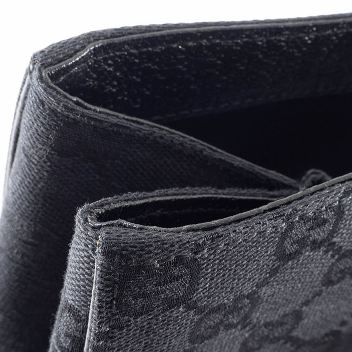 Gucci Gg Canvas Black Gg Canvas Leather Tote Bag ( )