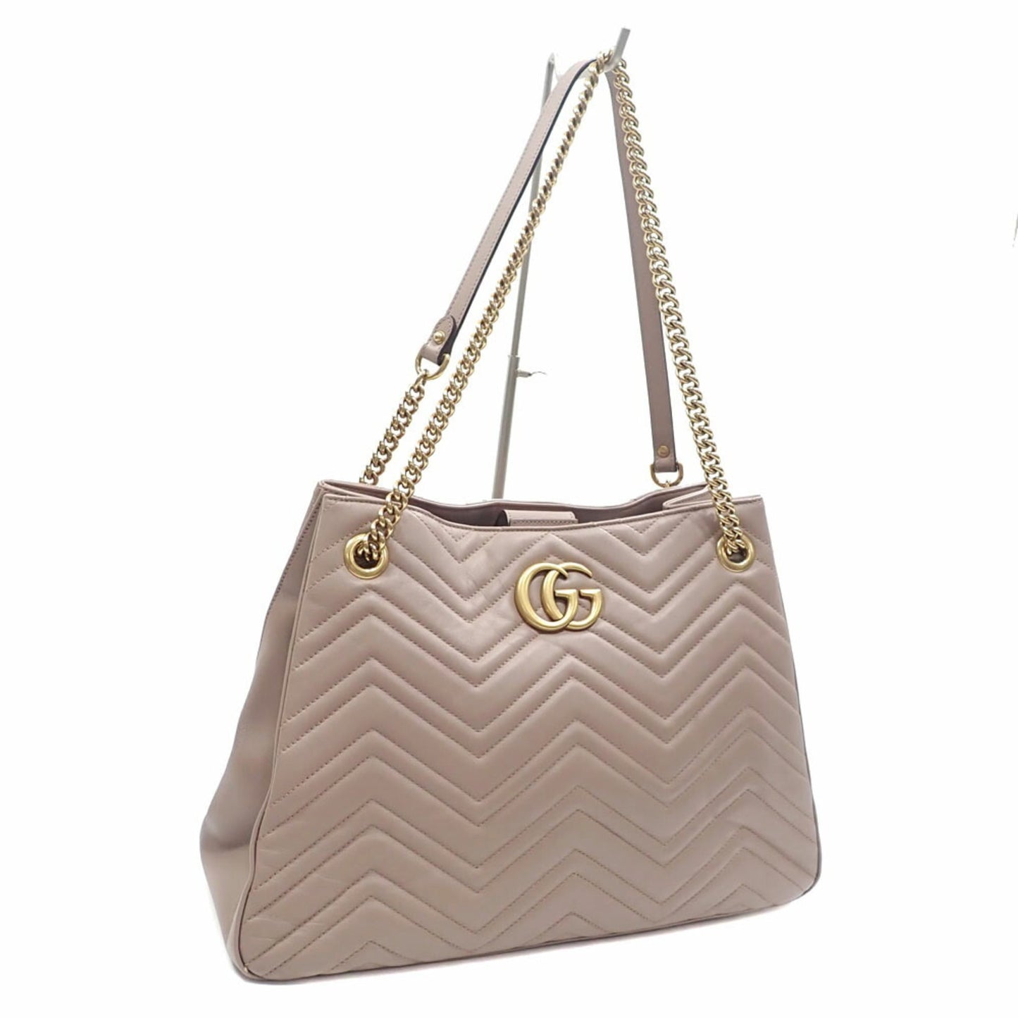 Gucci Beige Leather Tote Bag ( )