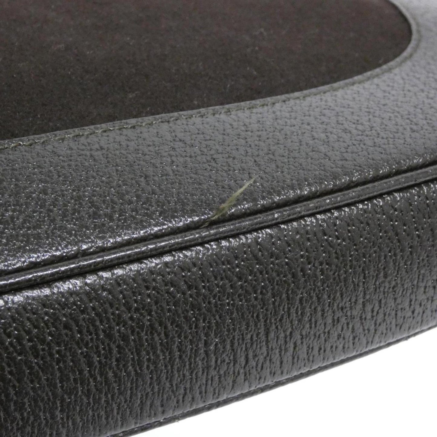 Gucci Brown Felt Shoulder Bag ( )