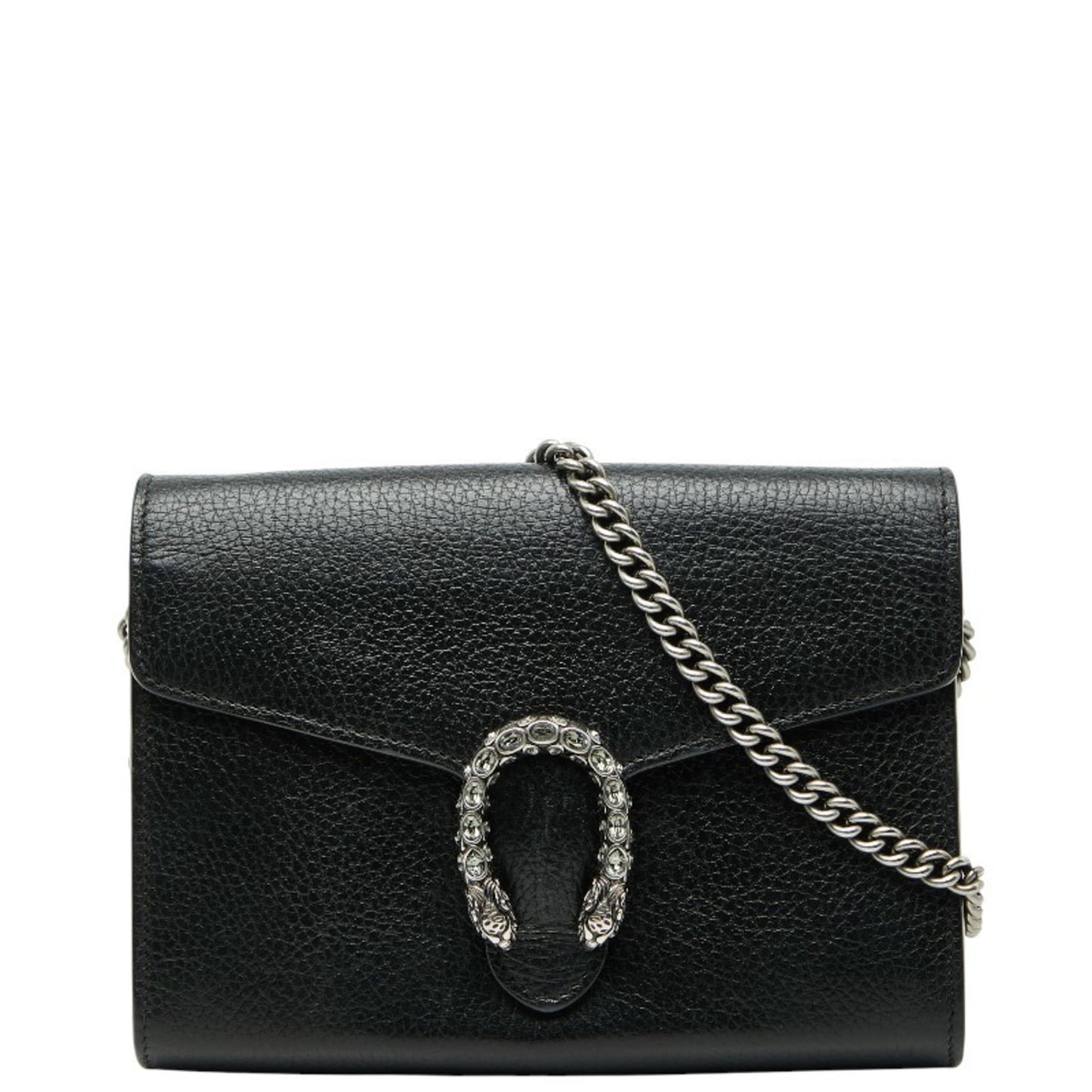 Gucci Black Leather Shoulder Bag ( )