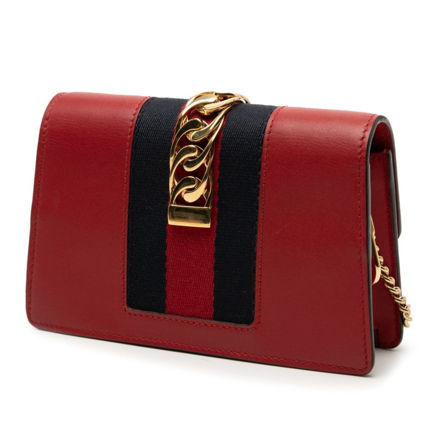 Gucci Multi-Color Red Color Leather Shoulder Bag ( )