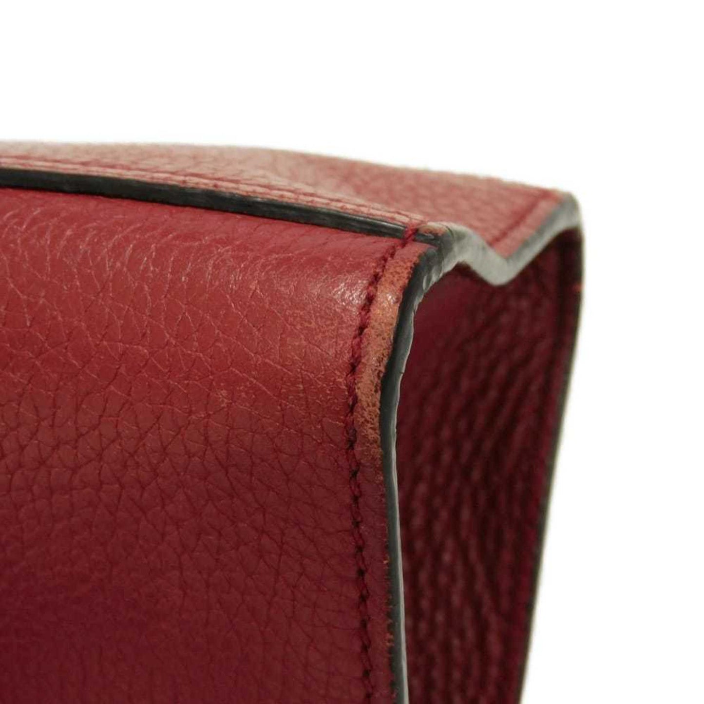 Gucci Gg Marmont Red Color Leather Handbag Shoulder Bag ( )
