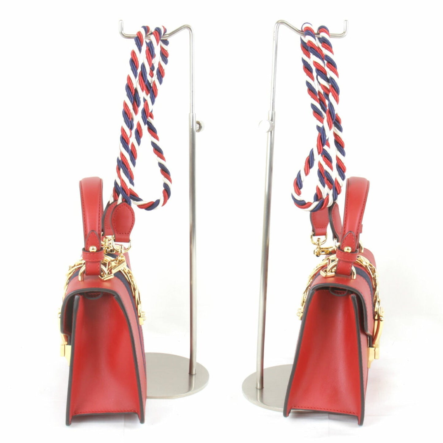Gucci Red Color Leather Shoulder Bag ( )