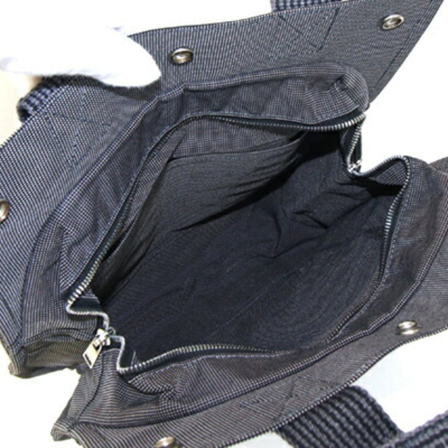 Hermes Gray Canvas Backpack ( )