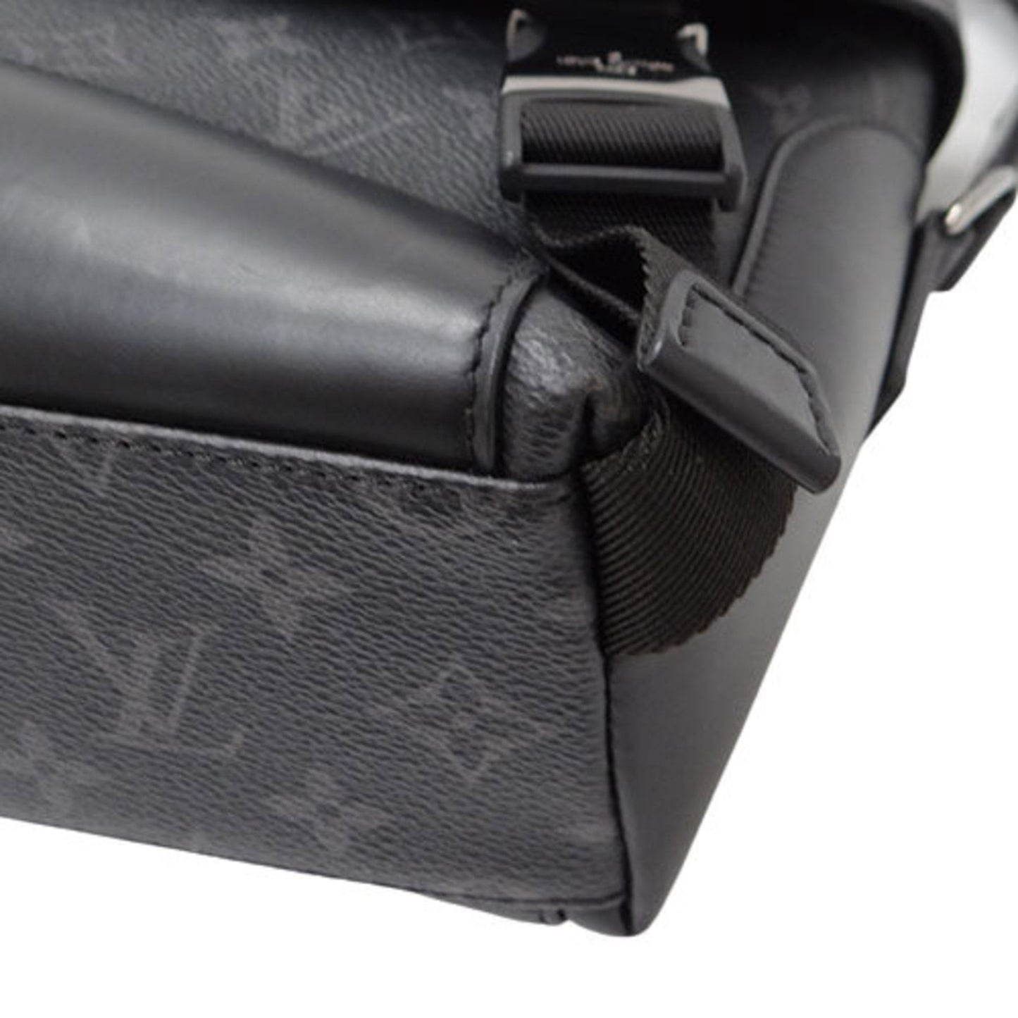 LOUIS VUITTON Bag Monogram Eclipse Men's Shoulder Voyage PM Gray Black