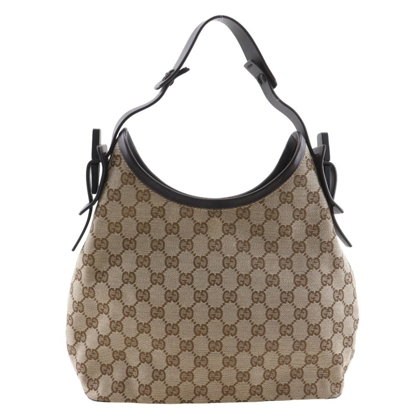 Gucci Brown Gg Canvas Shoulder Bag ( )