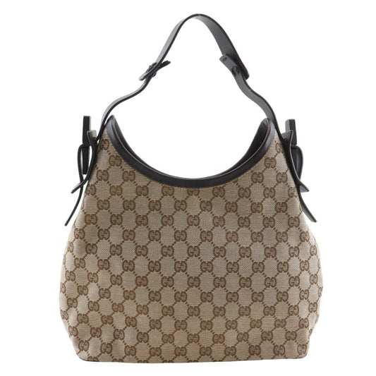 Gucci Brown Gg Canvas Shoulder Bag ( )