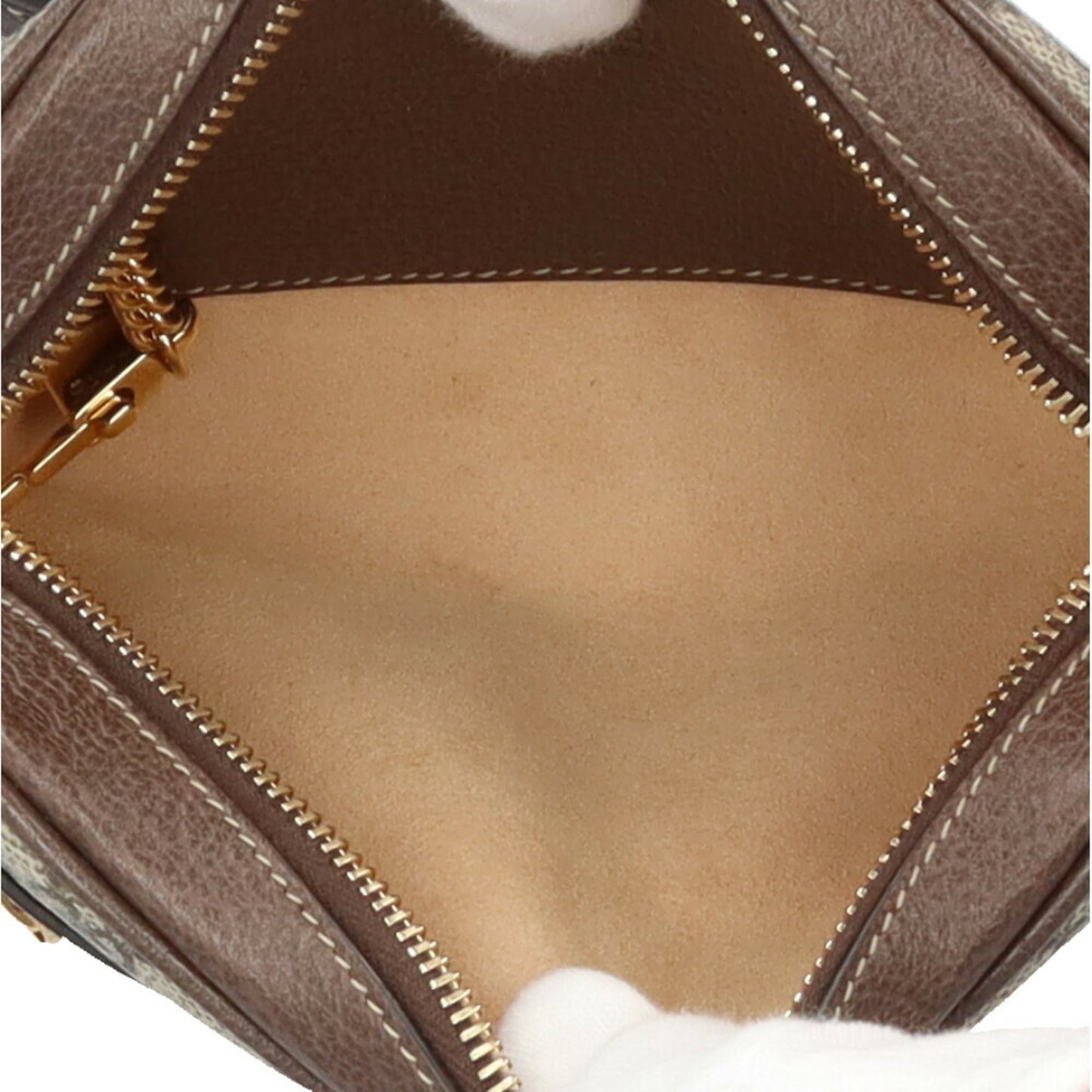 Gucci Brown Gg Supreme Canvas Shoulder Bag ( )