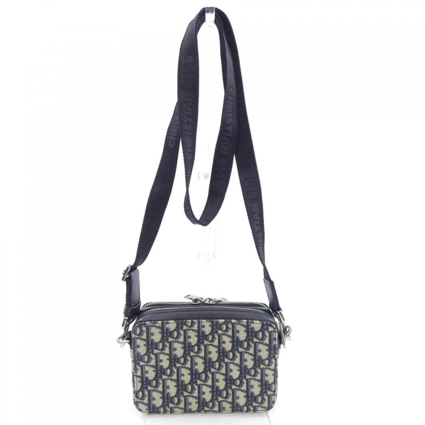 Christian Dior Beige Black Navy Handbag ()