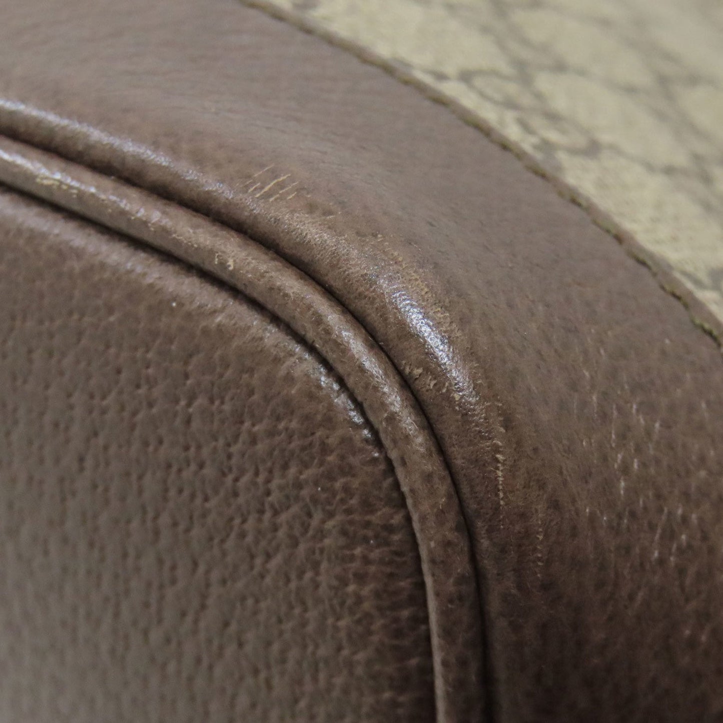 Gucci Brown Pvc Handbag ( )