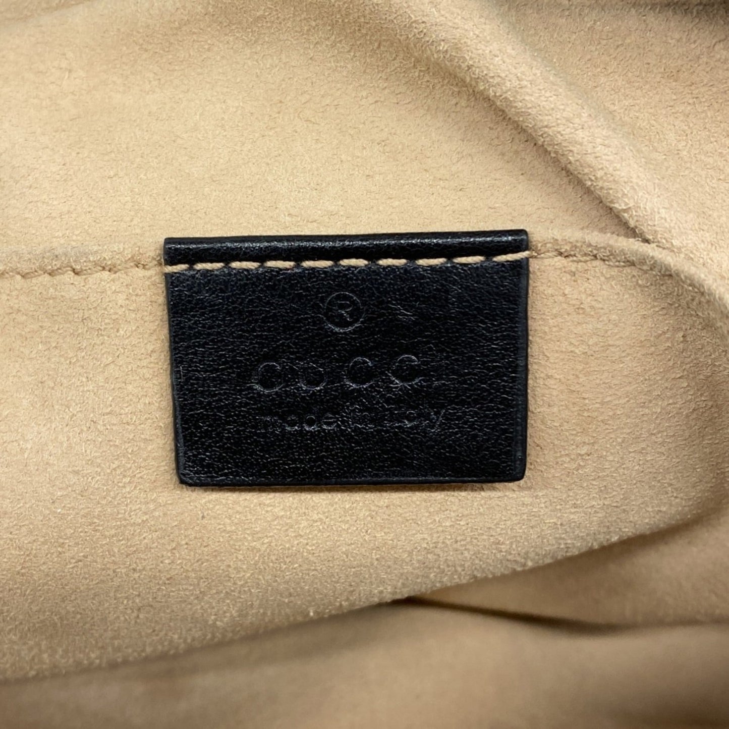 Gucci Black Leather Shoulder Bag ( )