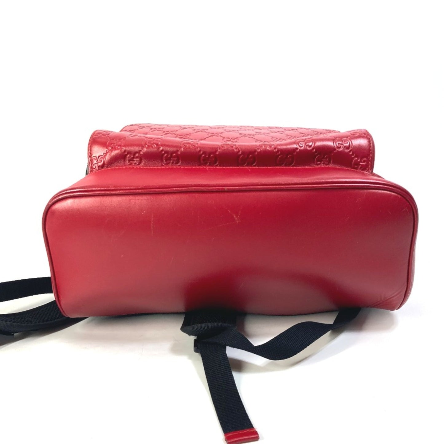 Gucci Red Leather Backpack ( )