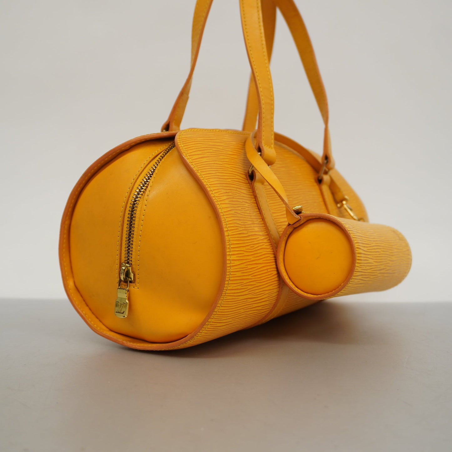 LOUIS VUITTONAuth Epi Soufflot Women's Handbag Jaune