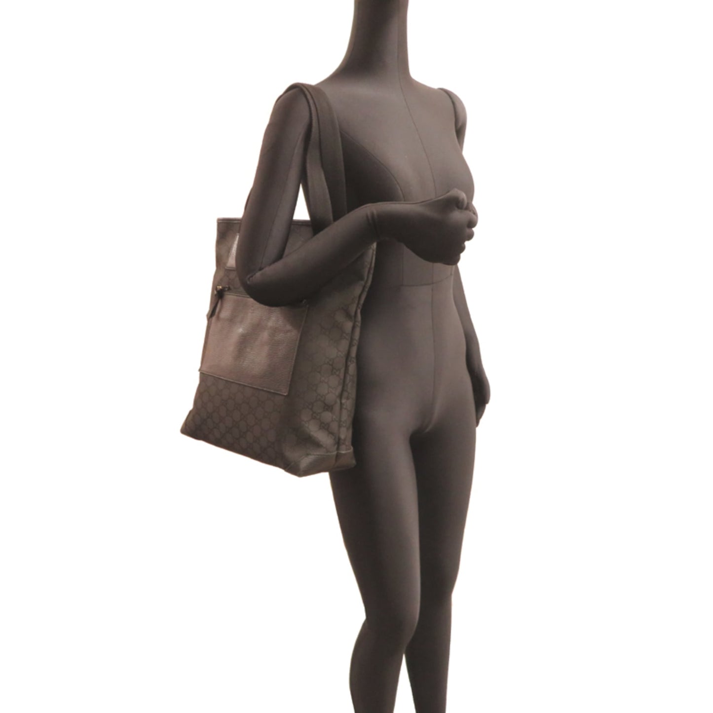 Gucci Black Nylon Tote Bag ( )