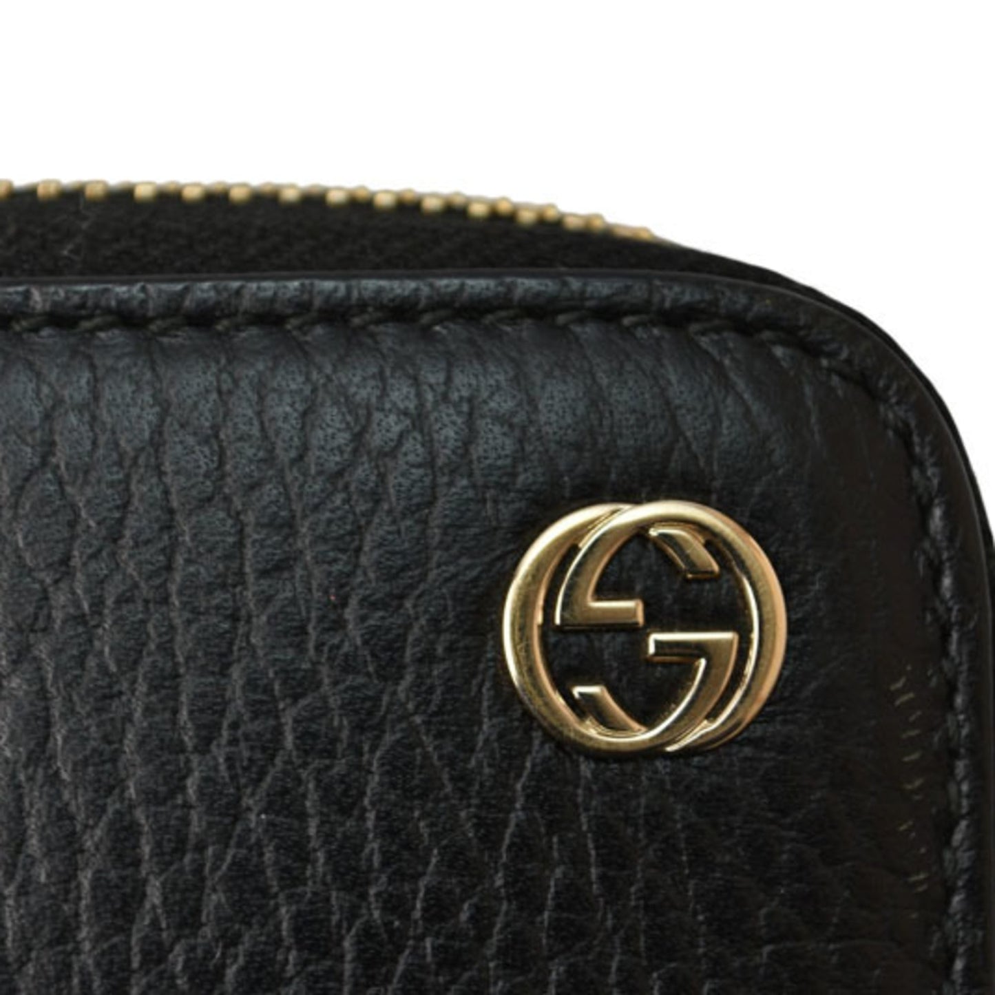 Gucci Black Leather Long Wallet (Bi-Fold) ( )