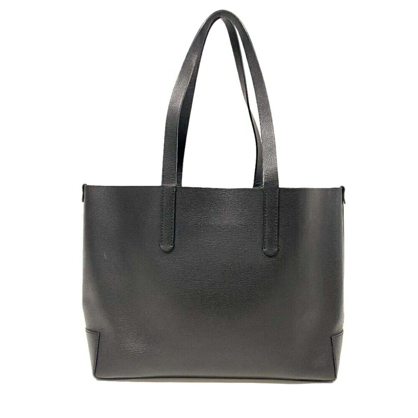 Burberry Black Brown Pvc Leather Tote Bag ( )