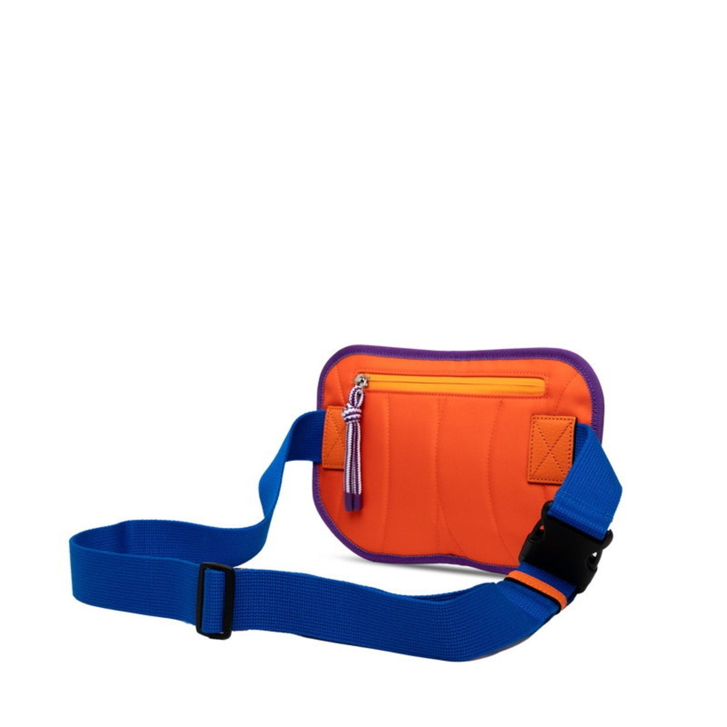 Gucci Blue Orange Purple Nylon Rubber Sling Bag ( )