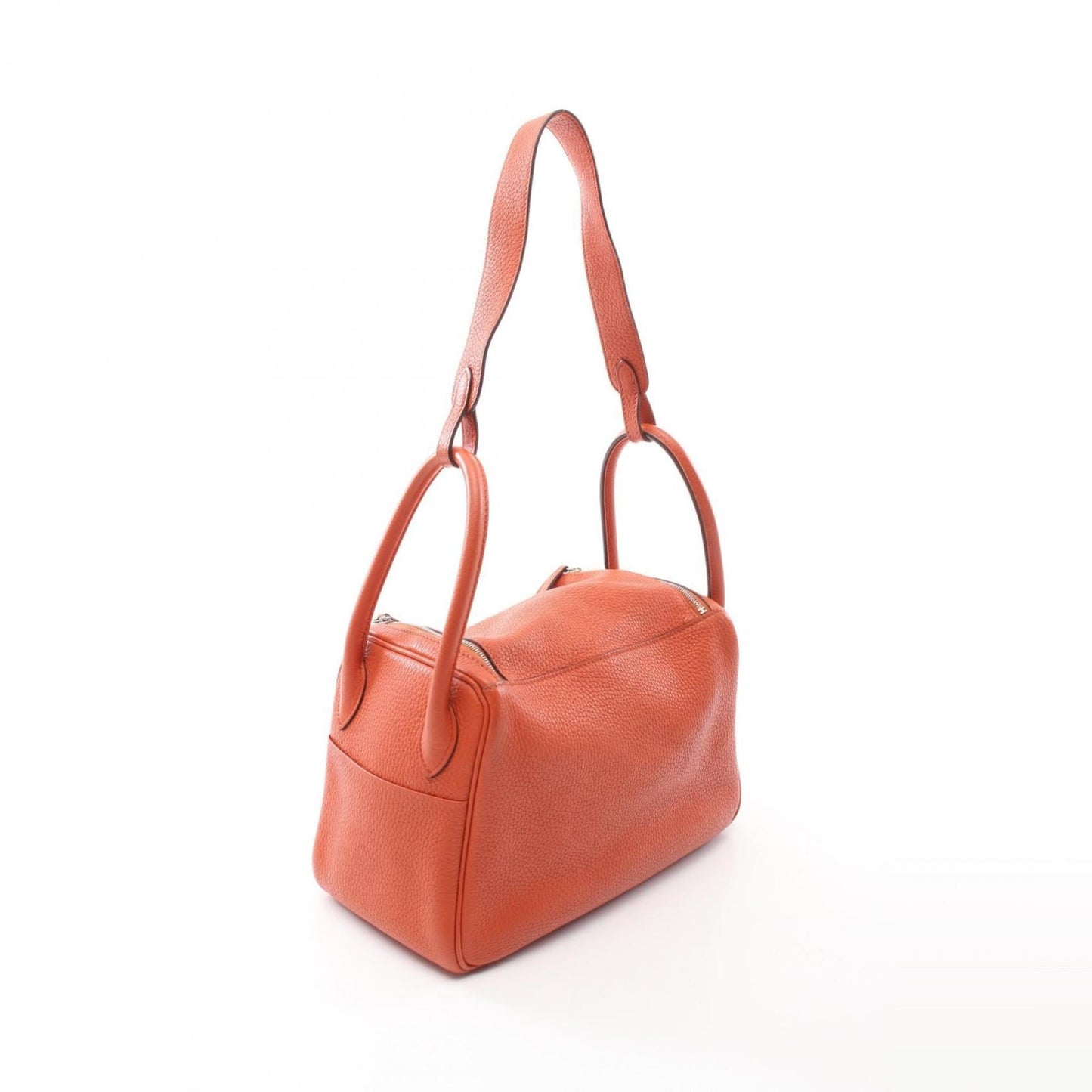 Hermes Brown Taurillon Clemence Leather Shoulder Bag ( )