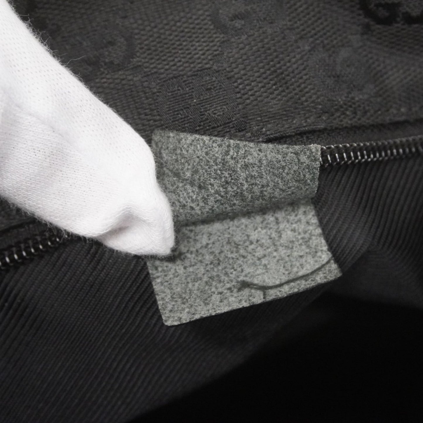 Gucci Black Canvas Tote Bag ( )