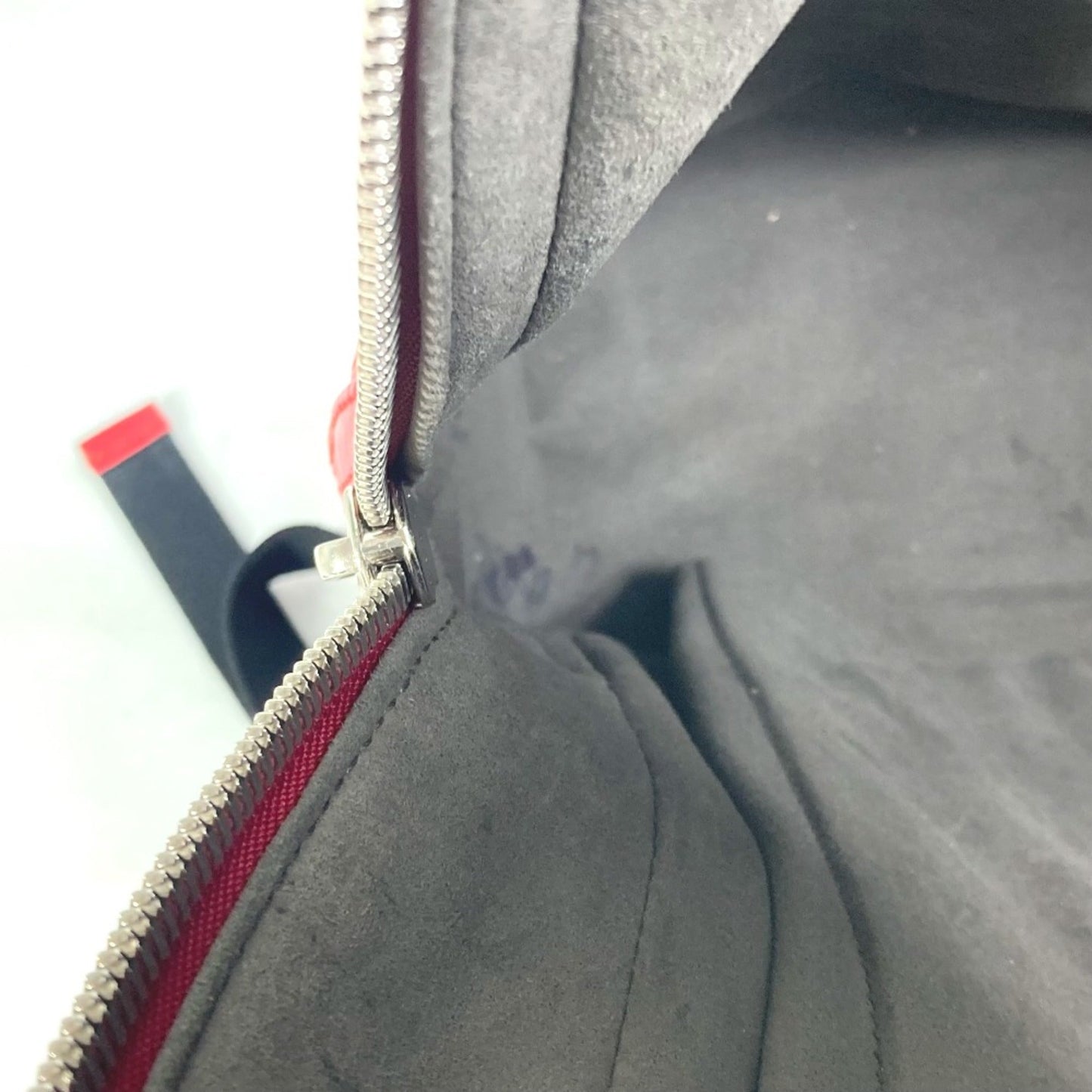 Gucci Red Leather Backpack ( )