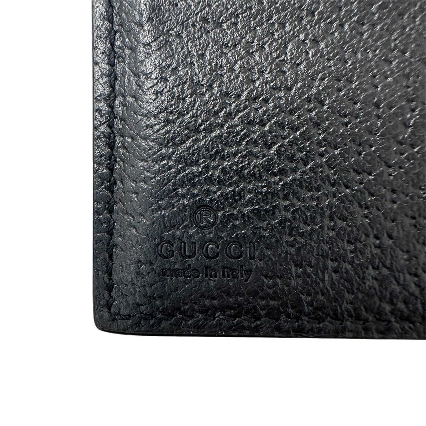 Gucci Black Leather Wallet (Bi-Fold) ( )