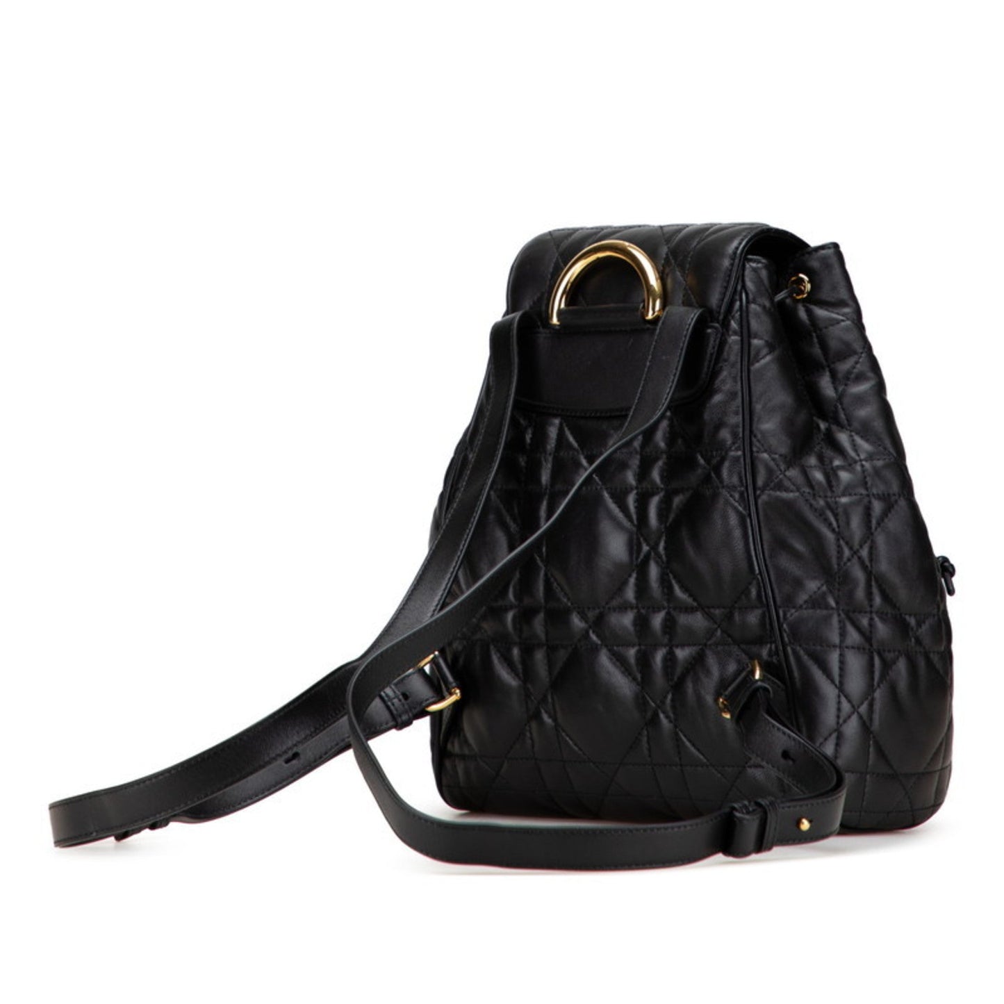 Christian Dior Black Leather Backpack ()