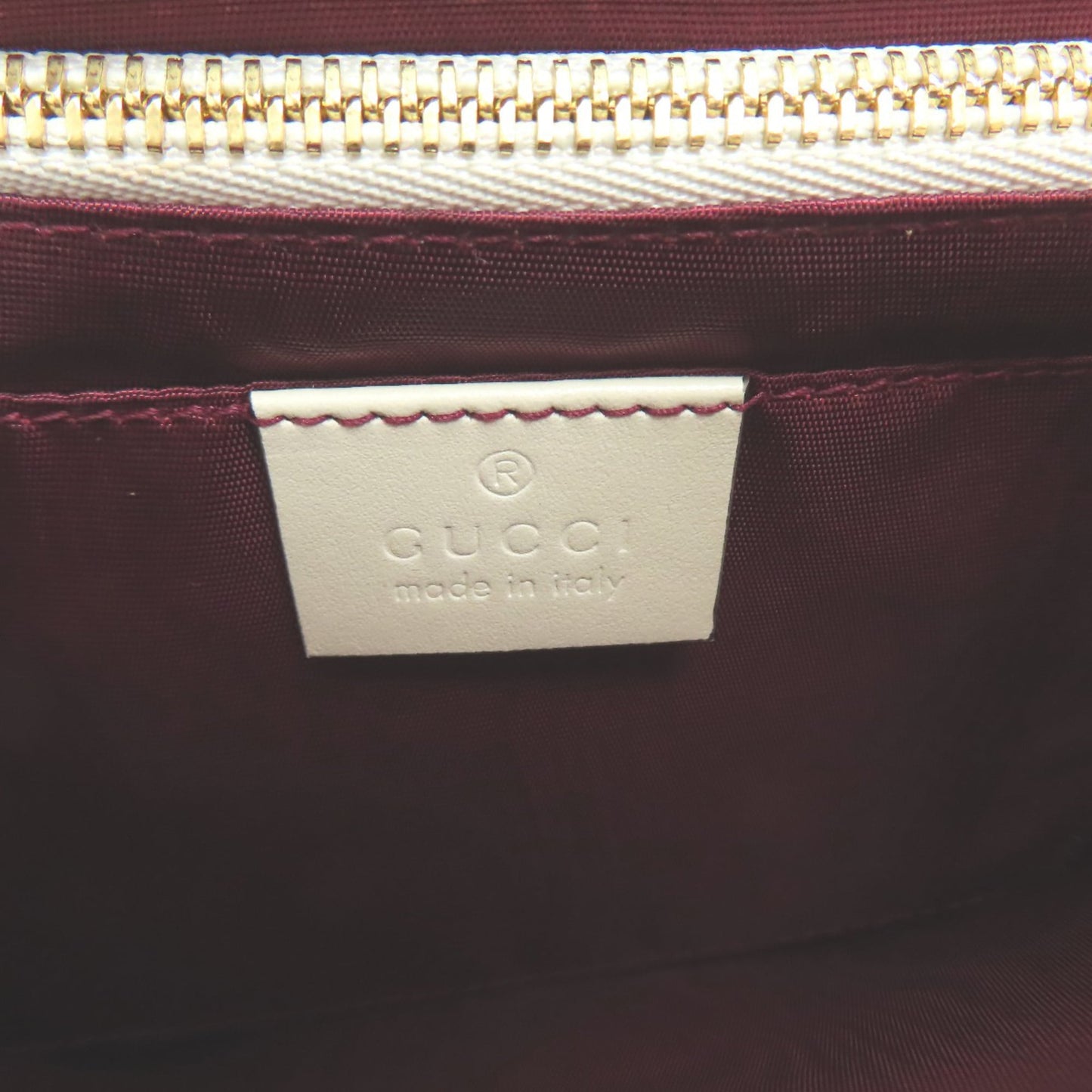 Gucci White Leather Shoulder Bag ( )