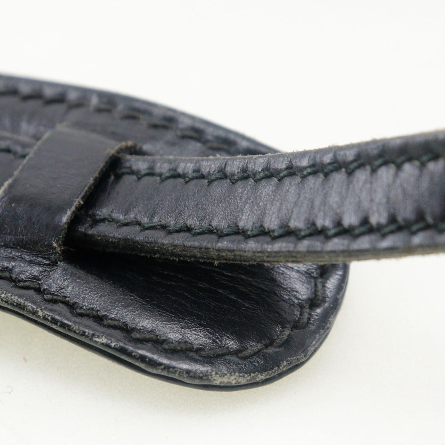 Gucci Sherry Line Black Leather Shoulder Bag ( )