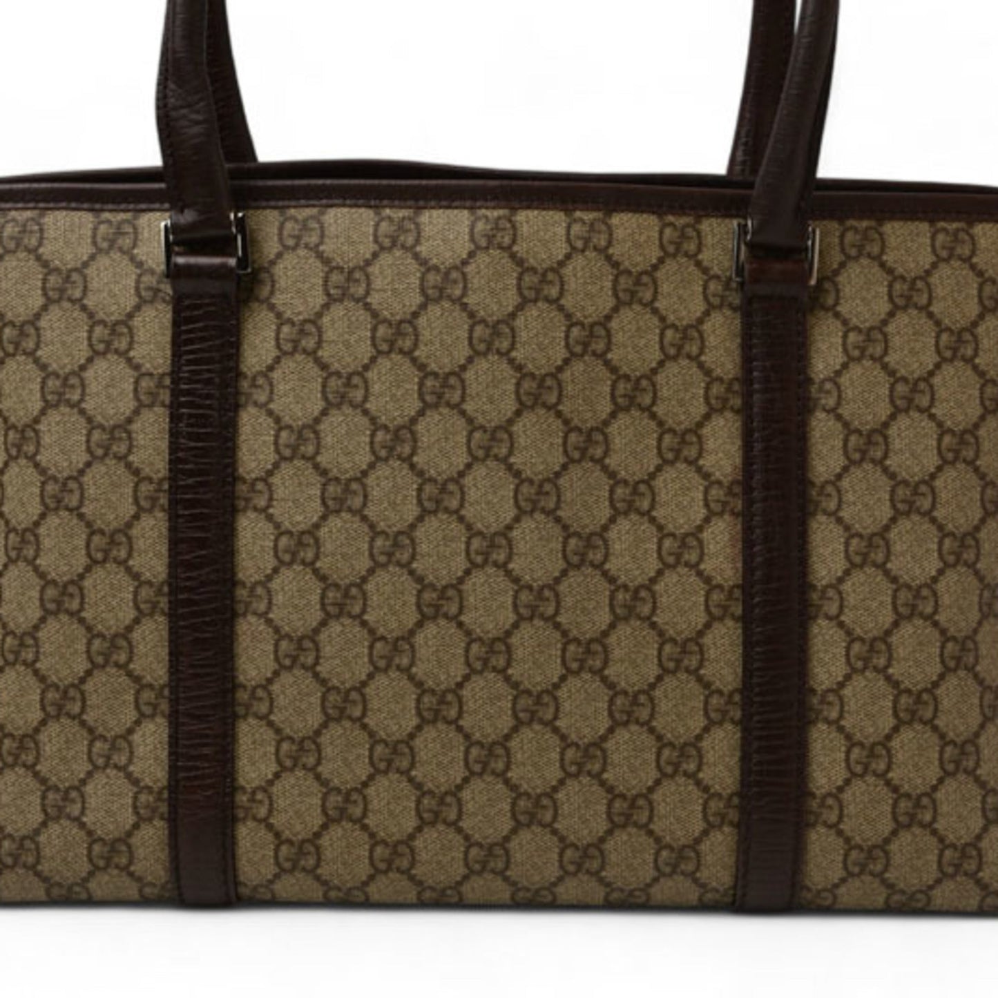 Gucci Gg Plus Beige Brown Gg Plus Tote Bag ( )