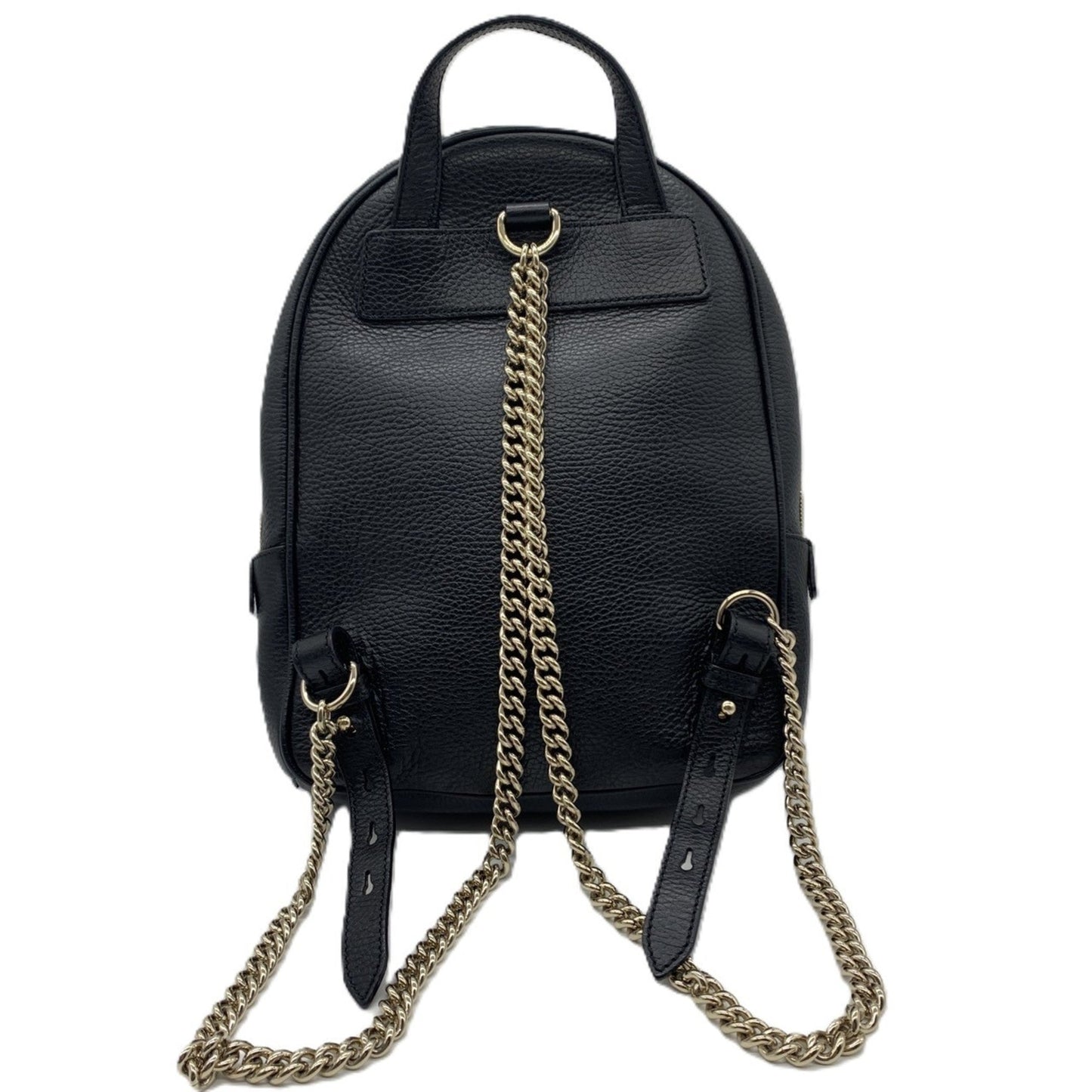 Gucci Black Leather Backpack ( )