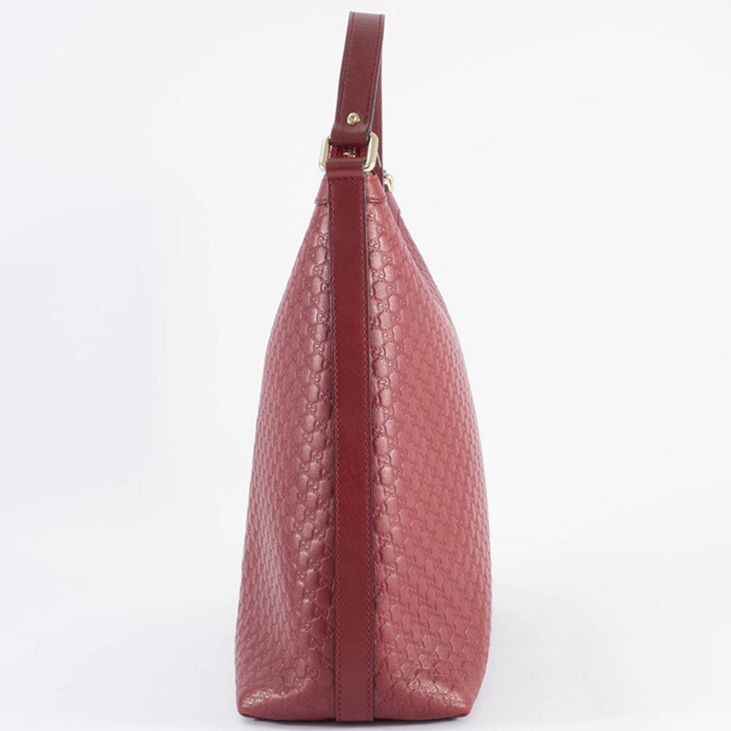 Gucci Microguccissima Red Color Leather Shoulder Bag ( )
