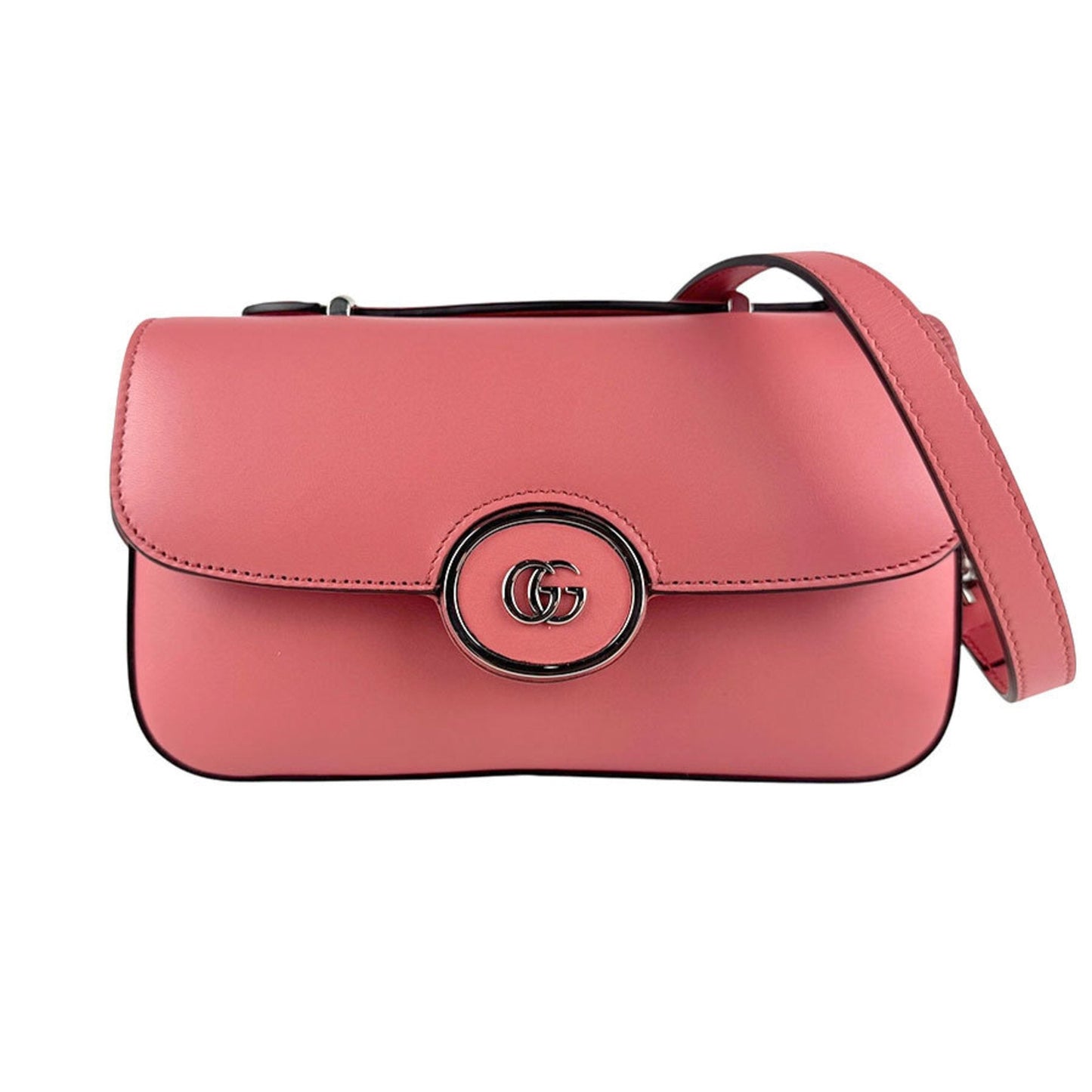 Gucci Pink Leather Shoulder Bag ( )