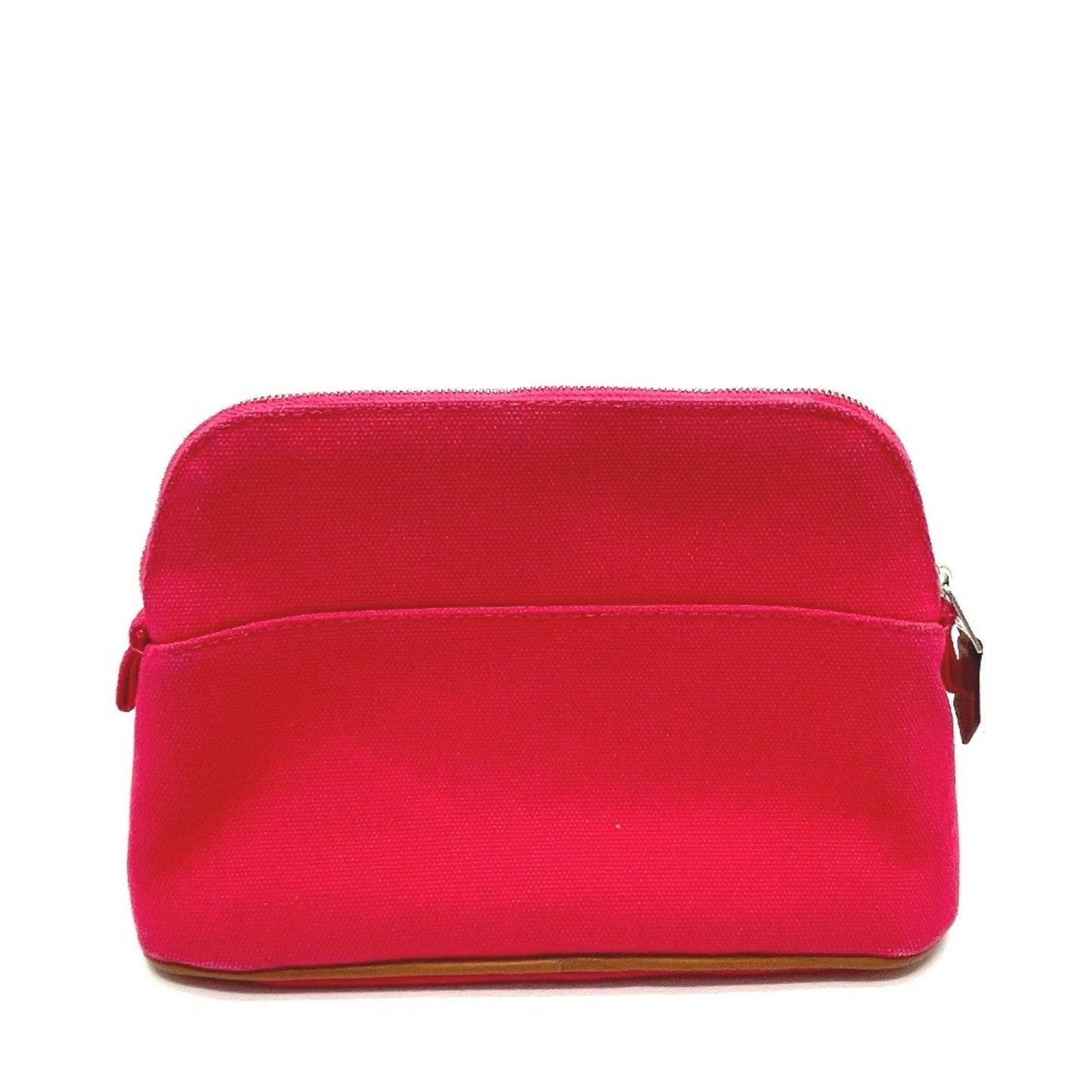 Hermes Bolide Pink Canvas Pouch ( )