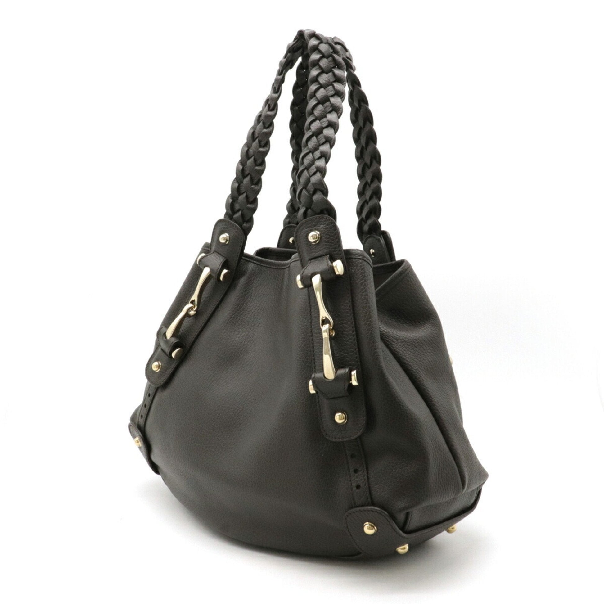 Gucci Horsebit Brown Leather Shoulder Bag