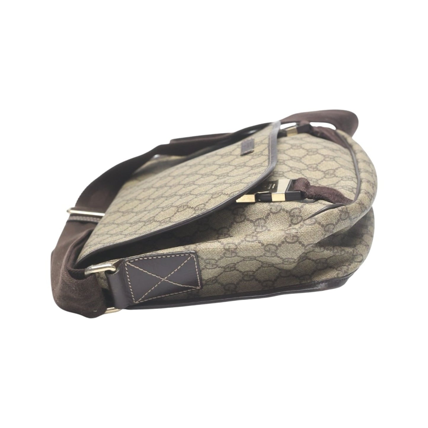 Gucci Brown Gg Plus Shoulder Bag ( )