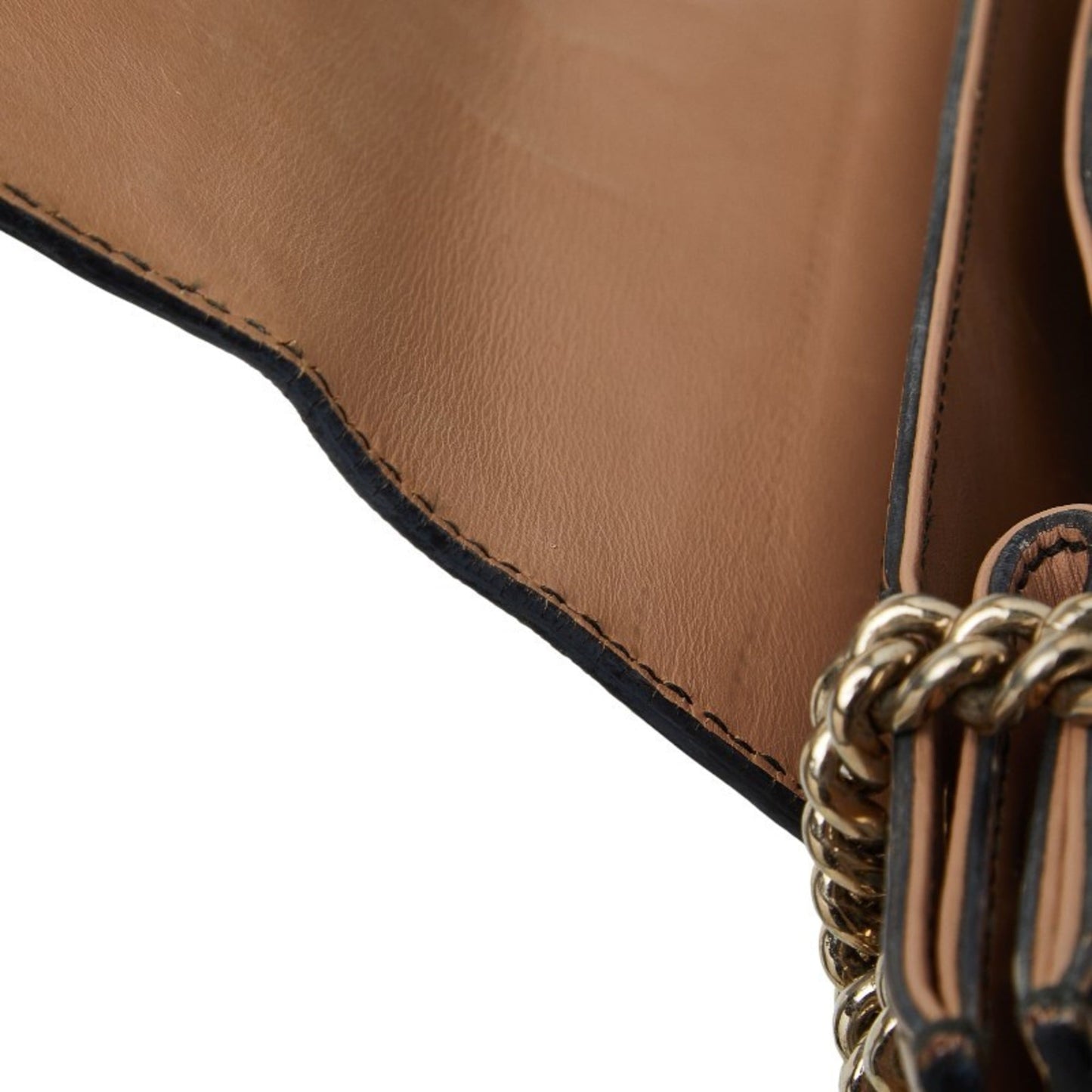 Gucci Gg Canvas Beige Pink Gg Canvas Leather Shoulder Bag ( )