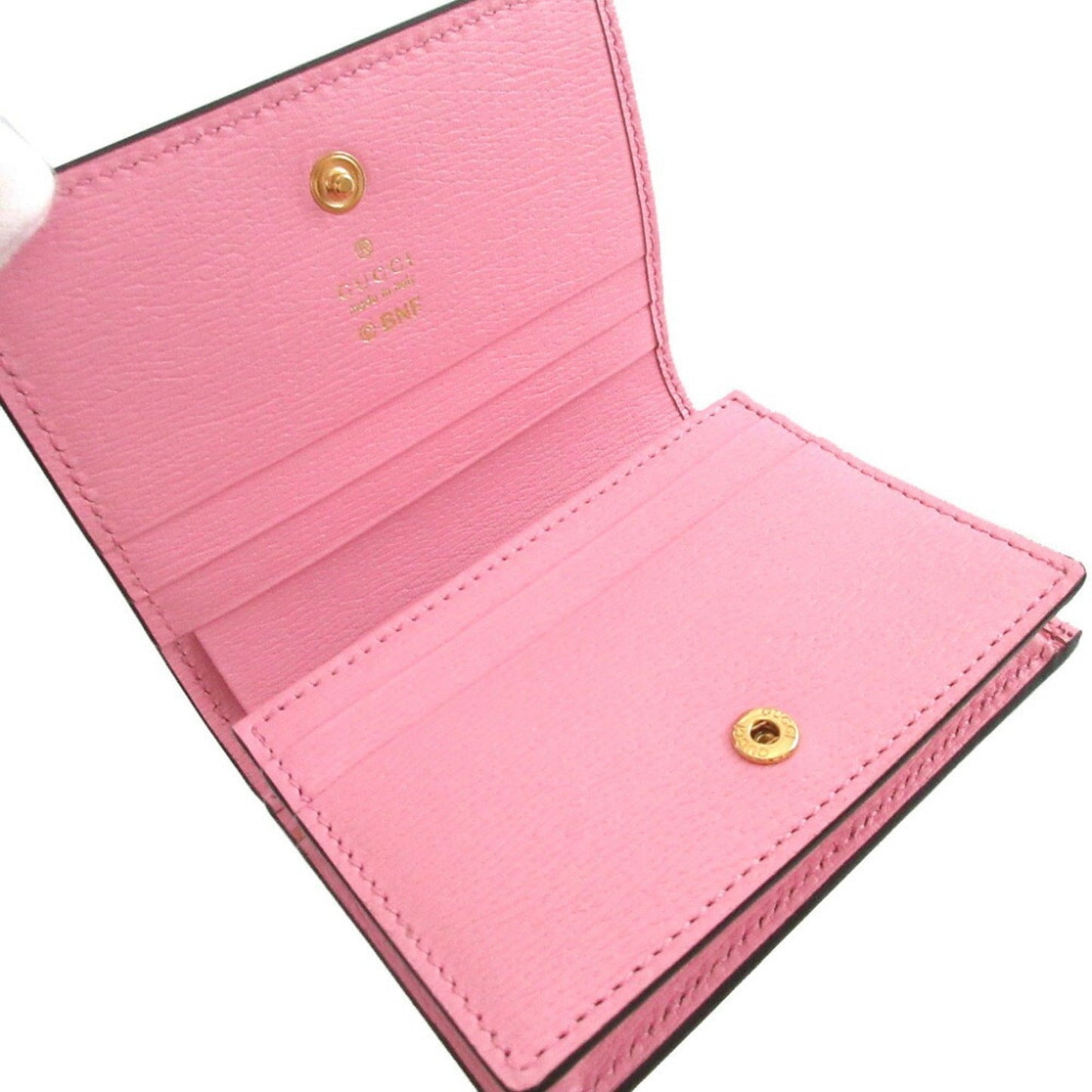 Gucci Pink Leather Coin Purse/Coin Case ( )
