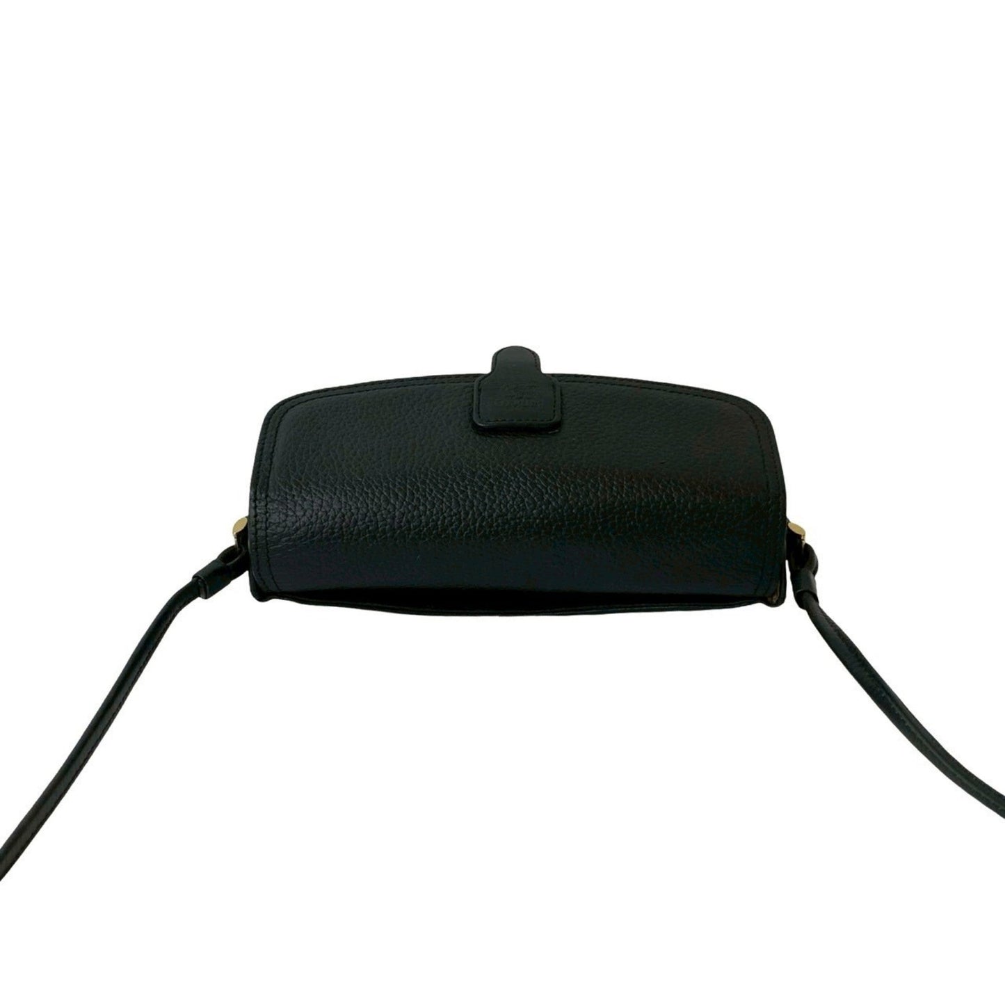 Burberry Black Leather Pochette Shoulder Bag ( )