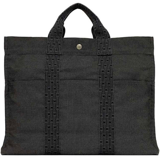 Hermes Gray Canvas Tote Bag ( )